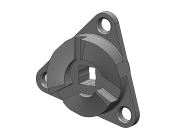 101303-23   3 hole Engine Jaw has STD Rotation, machined to replicate the nostalgic look OF THE 60'S